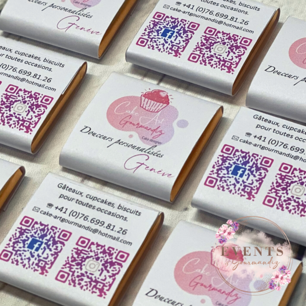 Mini carrés de chocolat - vendu par 10 – Image 3