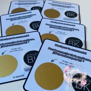 Cartes de remerciement
