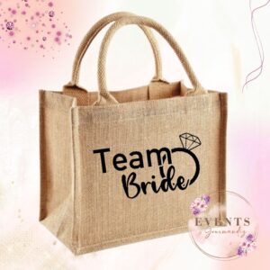 Petit sac en toile de jute