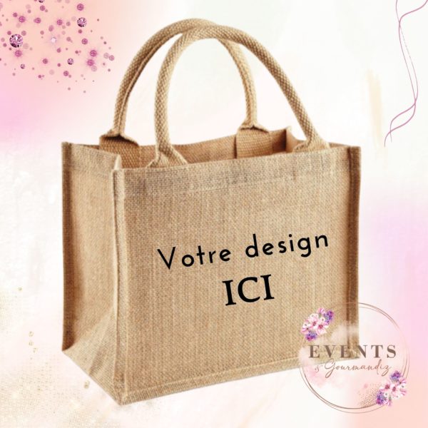 Petit sac en toile de jute – Image 10