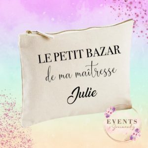 Trousse/Pochette personnalisée