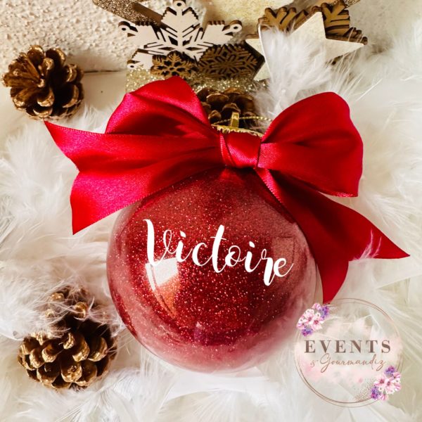 Boule de Noël pailletée – Image 2