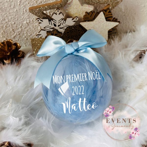 Boule de Noël plumes – Image 6