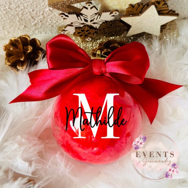 Boule de Noël plumes – Image 3